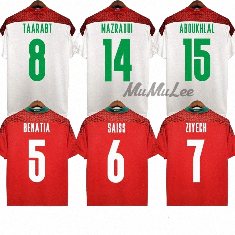 2021 Maillots de football marocain ¢ la maison 20 21 Maillot de Foot Ziyech Boufal fajr Munir Ait Bennasser Amrabat Football Shirts i84u #