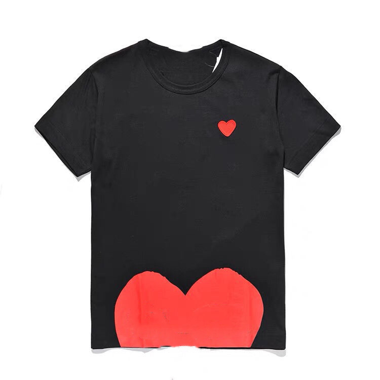 22SS hommes t shirts femmes t-shirts t-shirts de mode femme avec des yeux de cœur imprimant les manches courtes tops d'été femelles filles pull p