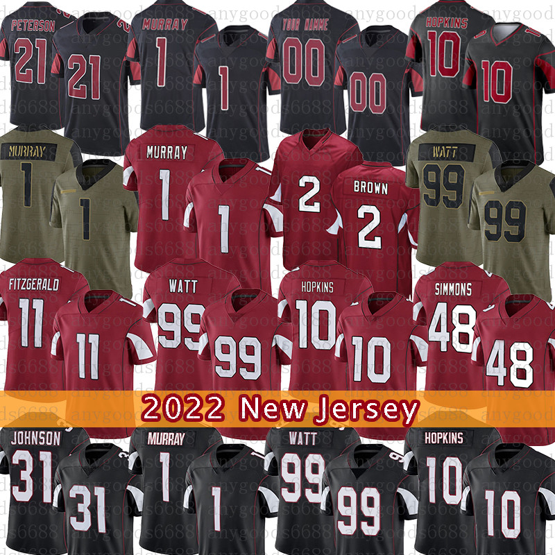 

Men Women Kyler Murray Football Jersey Isaiah Simmons J.J. Watt Budda Baker James Conner DeAndre Hopkins Justin Murray Michael Dogbe Zach Ertz Byron Murphy Jr. A.J. Green, Mens-hque