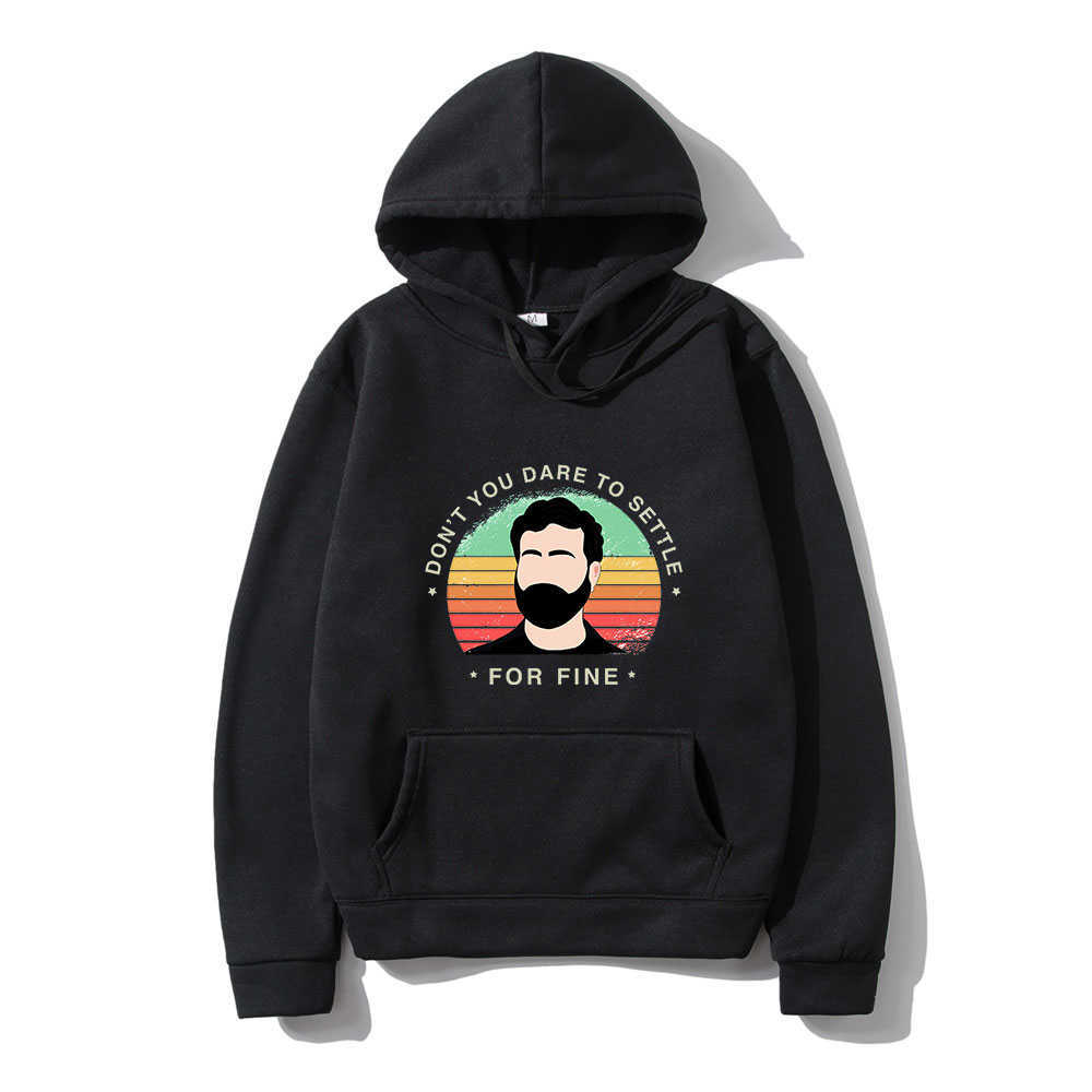 

Roy Quote about Fine Kent Ted Lasso Season 2 New Product Spot Classic Fun Design Print Winter Thick Loose Men Hoodie Tide, Red