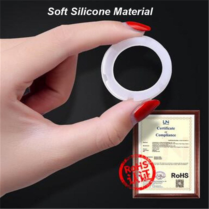 Leten 2 pièces/ensemble corrigeant le prépuce anneau de coq silicone jouets sexy pour hommes pénis Anillo pene coq produits pour adultes sexytoy
