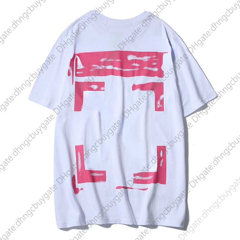 

Luxury fashion brand Designer Ow Summer White 99 Graffiti Short Sleeve T-shirt Fashion Brand Men's and Women's Loose with Round Neck, This item does not ship