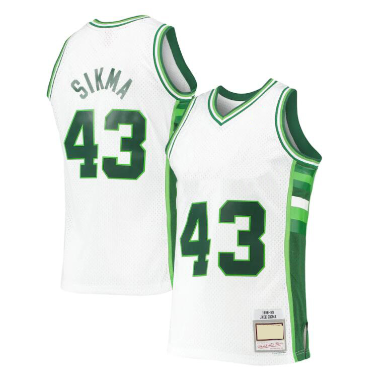 

Stitched basketball Jersey Jack Sikma Mitchell & Ness 1988-89 Mesh Hardwoods Classics retro jerseys Men Women Youth S, Stitched jersey