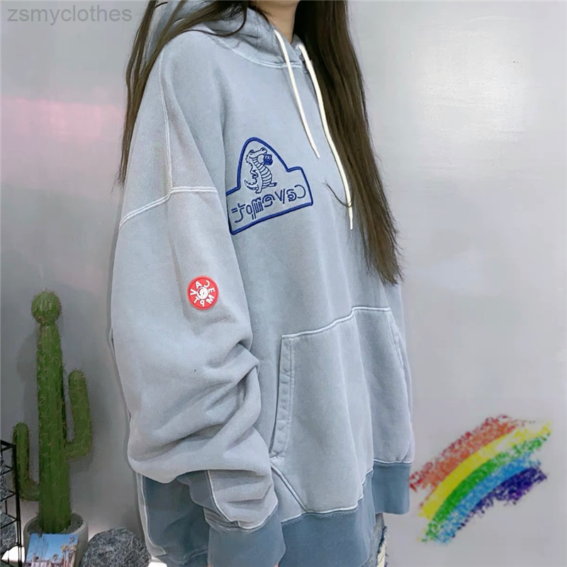 

Cavempt C.E HOODY Men Woman Best Quality Embroidery Dinosaur Hoodie Sweatshirts Cav Empt Pullover 0811