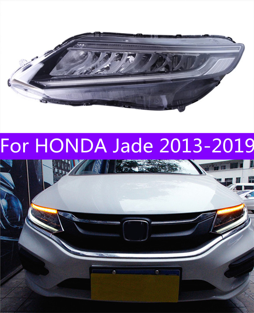 2 pcs voitures lumineuses pièces pour Honda Jade 20 13-20 19 lampes de tête Signal de touche LED Signal Drl Runage Running phares