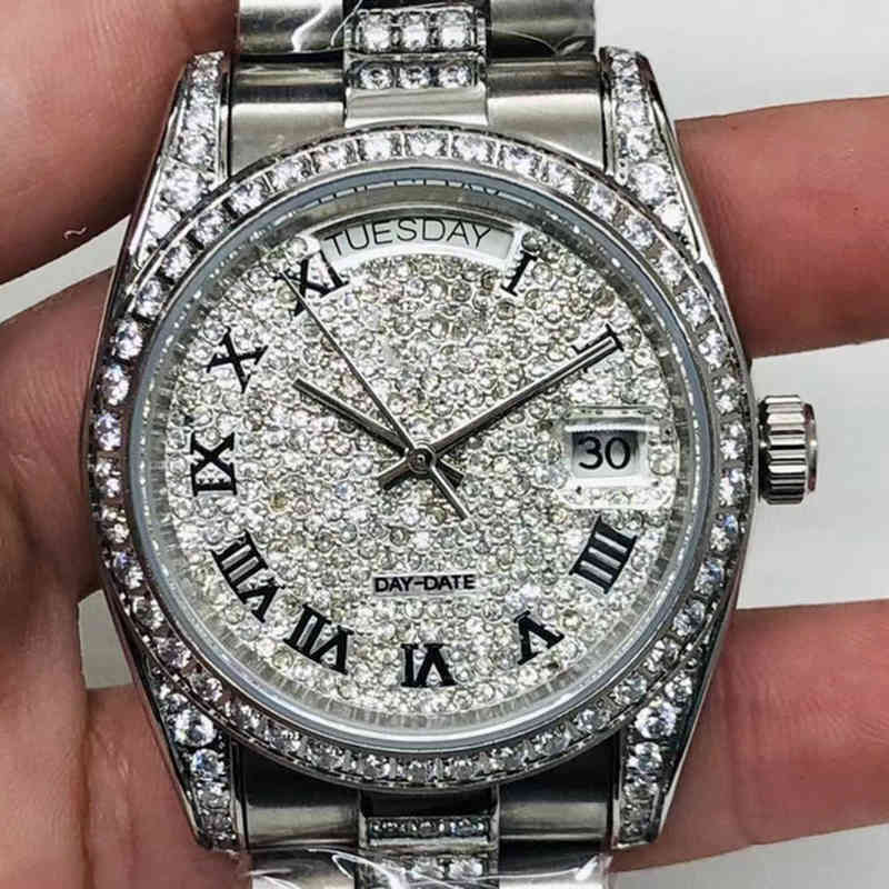 

uxury watch Date Gmt Luxury Watches for men Automatic mechanical full automatic table of stone row in Lao Jia's logWristes, Surface diameter 36mm;as shown in the