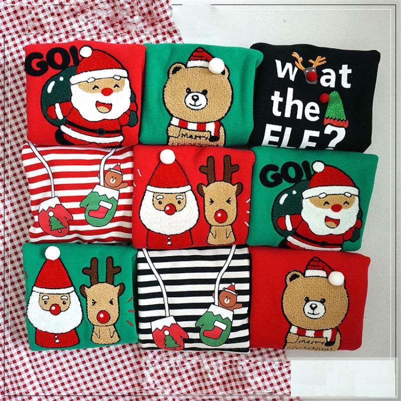 

Family Matching Outfits Christmas Sweaters Father Mother Daughter Son Look Year Kids Hoodies Clothing Mommy And Me ClothesFamily, Color11