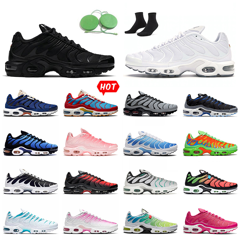 

Wholesale Tn Plus Tns Running Shoes Women Mens 2022 Triple Black White Pink University Blue Hyper Jade Persian Violet Midnight Navy Tnplus, B14 midnight navy 40-46