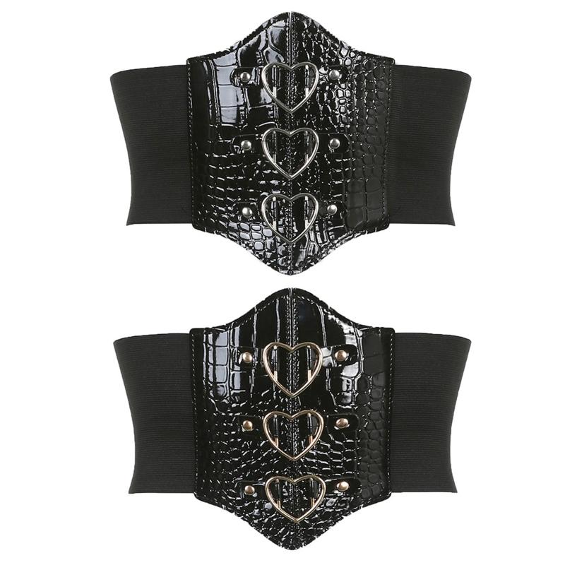 

Belts Sexy Corset Underbust Women Elegant Curve Shaper Modeling Strap Slimming Waist Belt Solid Color Bustiers T8NB, Black