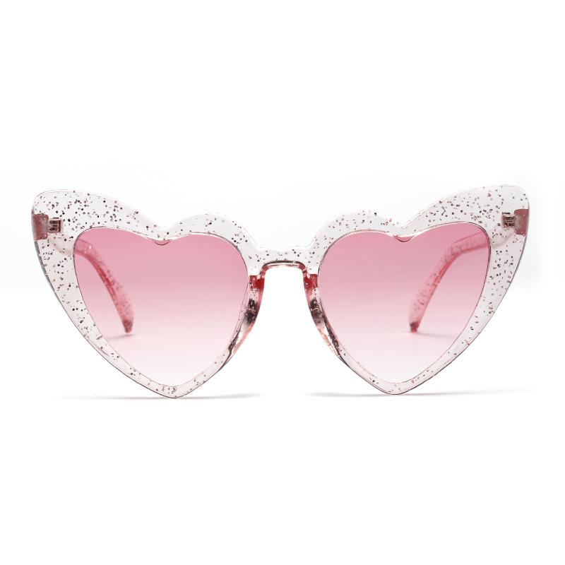 

Sunglasses Pink Love Big Peach Heart Shades For Women Heart-shaped Uv400Sunglasses