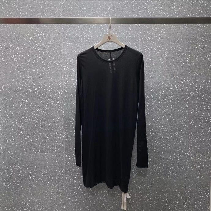 

Fashion High Street Brand Rick Sleeveless Tank Tops Owens Tags Oversized Designer Cotton Sleeveless Tops Men Tops Hiphop Streetwear, Black