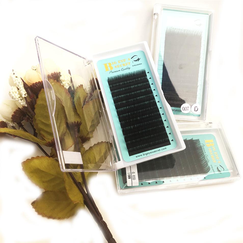 

2020 New Style Faux Mink Volume mega C/D 8-15 Korea PBT Handmade Eyelash Extension Makeup Eyelashes 241f