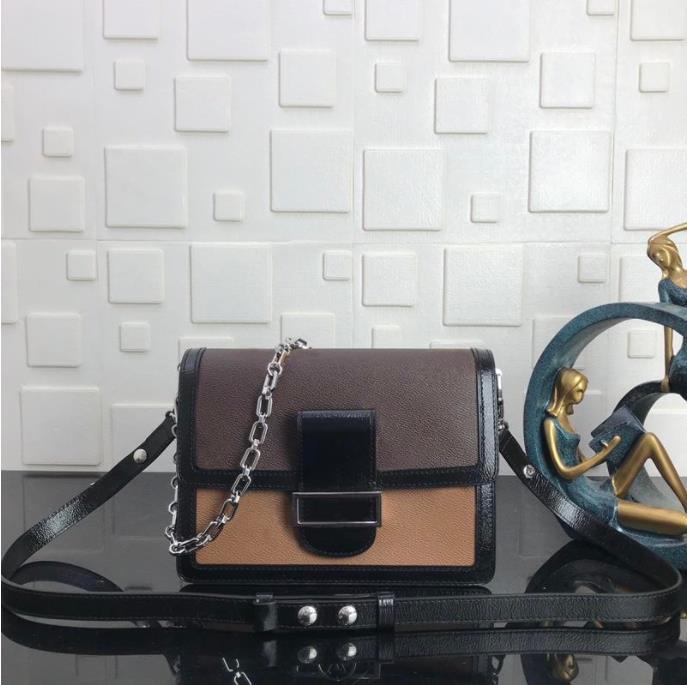 

Shoulder Bags women handbag Designers brand High Quality Flap crossbody Messenger bag, Brown and yellow flower