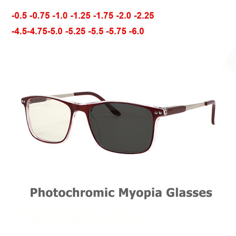 

Sunglasses Fashion Pochromic Reading Glasses PC Flexible Spectacle Frame Presbyopic Plus DIopter 0.5 0.75 1.0 To 6.0 UnisexSunglasses