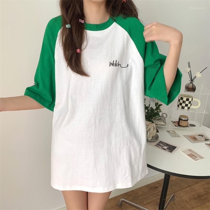 

Men' T-Shirts Welldone 22ss Sleeve Panel Print Contrast Loose T-Shirt TopMen' Imon22, Orange