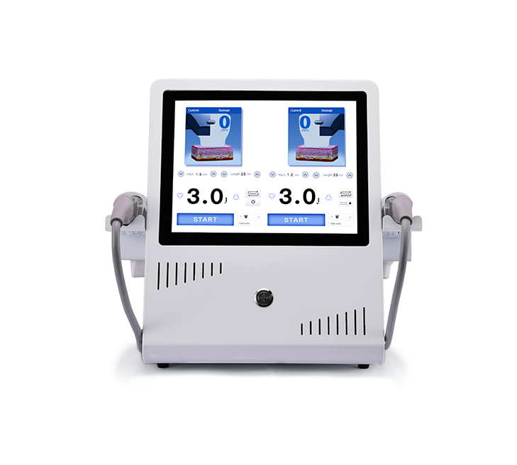Santé beauté 30000 coups machine de beauté hifu 7D hifu 2 poignées fonctionnent ensemble
