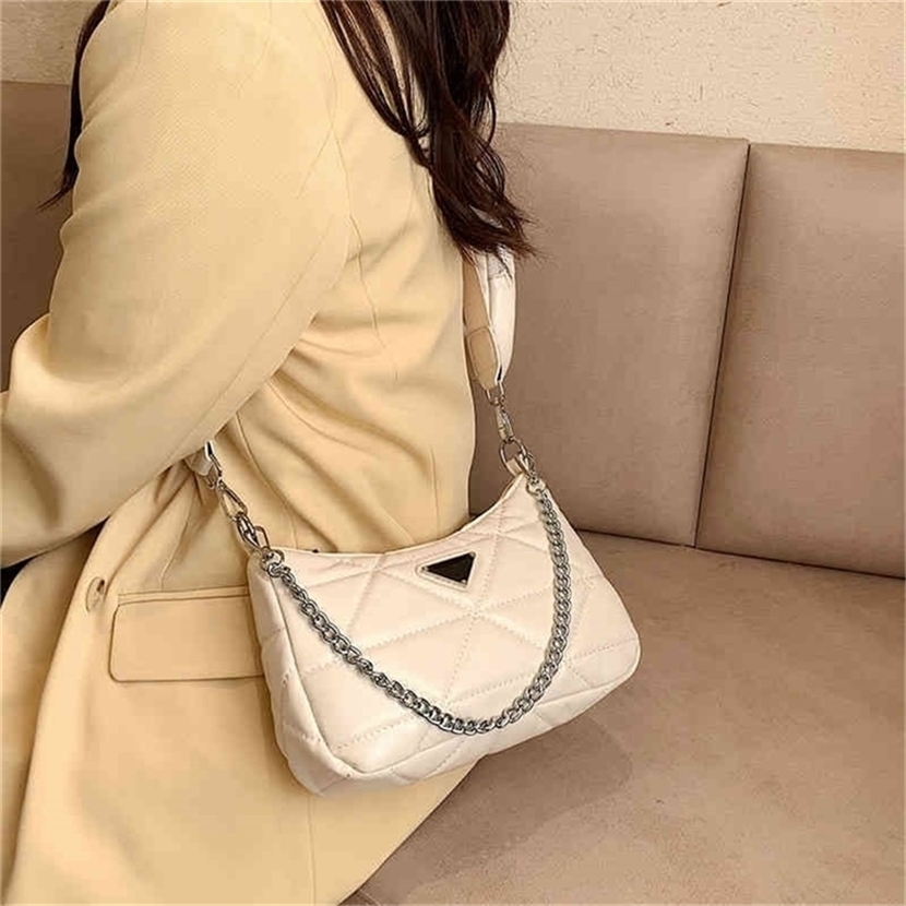 

Handbag Trendy Handbags Explosive Models Solid Color Triangle Sewing Trend Child Mother Simple trendy factory online sales, White9
