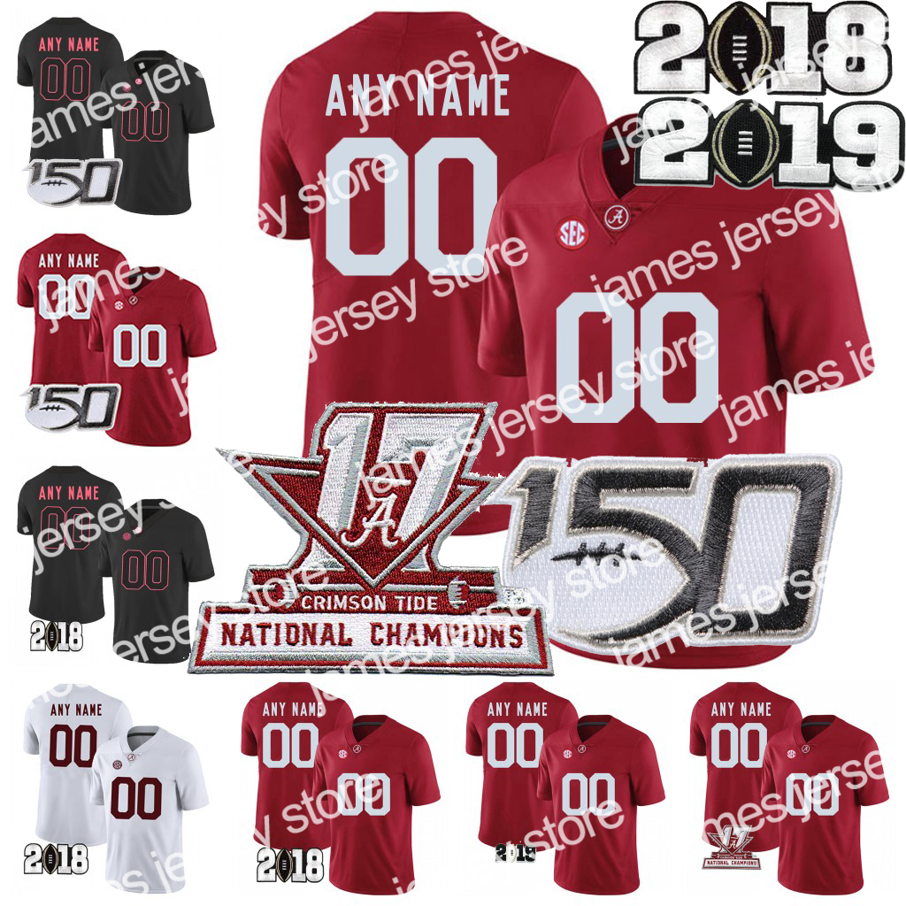 

Football Jerseys Custom Alabama Crimson Tide Football Tu. Tagovailoa Henry Ruggs III Jeudy Waddle Mac Jones N. Harris Gump NCAA College 150TH Jersey01