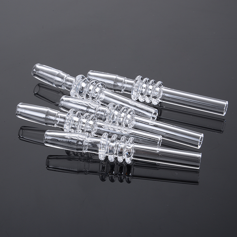 

High Quality Quartz Nails For Nector Collector NC Kits Smoking Accessories 10mm 14mm 18mm Male Joint Glass Nail Dabber Filter Tip For Small Oil Dab Rigs