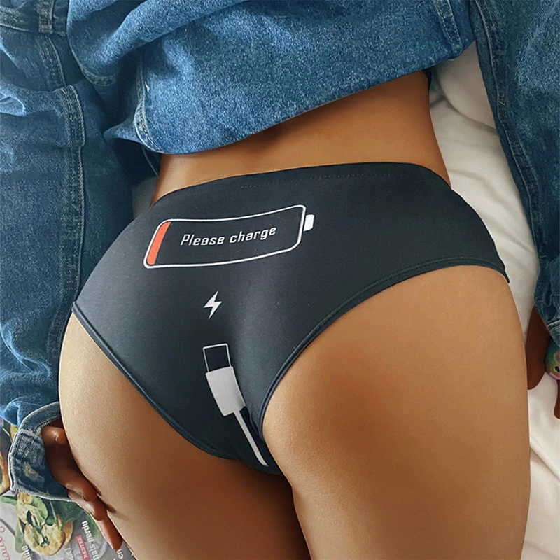 

Sexy Breathable Seamless Cotton Women Lingerie Sports Low-Waist Panties Peach Hip Half-Pack Hip Lift Female Briefs Underwear, Black
