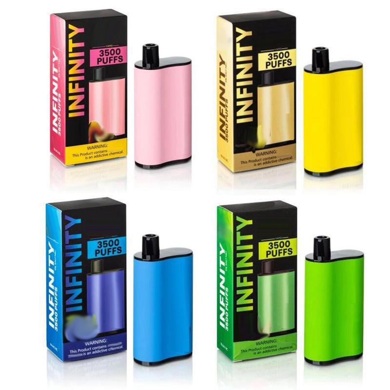 

Infinity ULTRA Disposable E cigarettes Box Mod Kit 3500 Puffs 1500mAh Battery 12ml Prefilled Cartridge Pod Vape Pen Vs Air Bar Max Flex