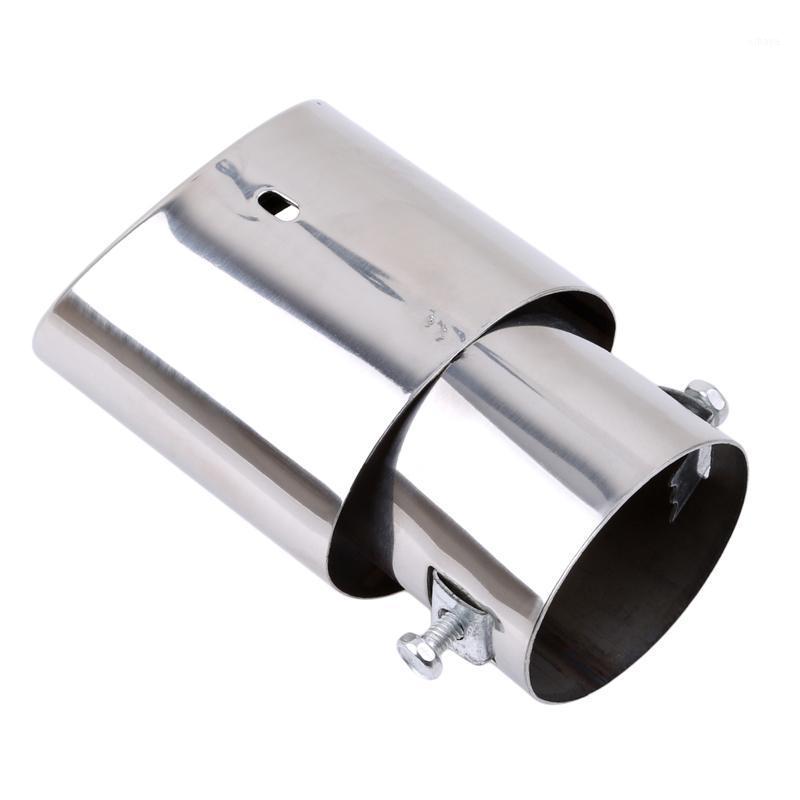 

Manifold & Parts Universal Car Rear Round Exhaust Pipe Tail Muffler Tip Chrome Stainless Steel Automobile Replacement Accessories