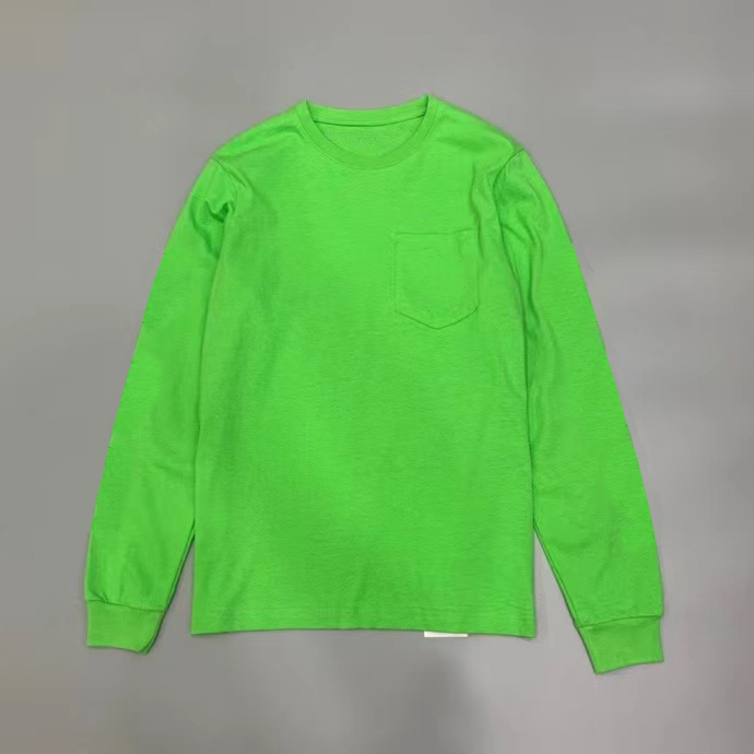 

Fashion Brand Clothing Long Sleeve T Shirt High Quality Letter Pattern Printed Classic CH Casual Mens Woman Tees Green Purple