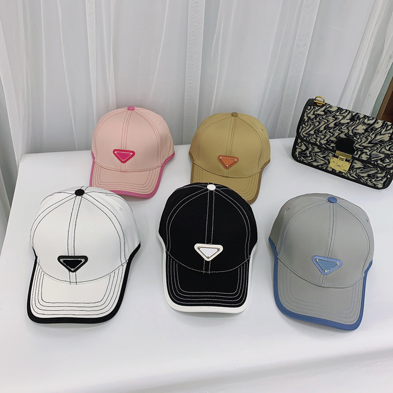 

Fashion Baseball Cap Designer Hats Men Luxury Casquette Triangle Sunhat Summer Casual Caps Women Ball Hat Designers Visors 2204022WU, Black