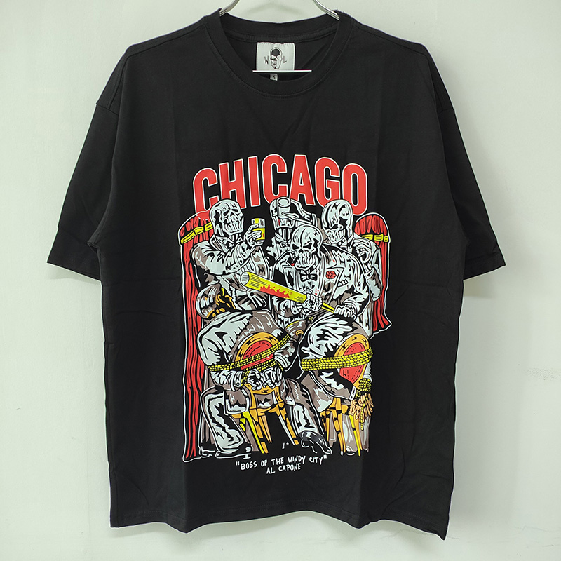 

Basketball Player Warren T-shirt Chicago Print Tee Mens Lotas Tee Summer Womens T-Shirts Loose Tees Men Casual Shirt Black Top Tee -XL