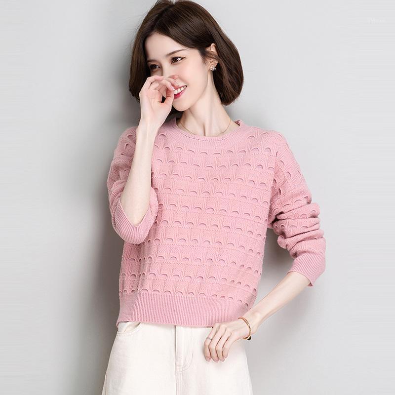 

Women' Sweaters 2022 High-waisted Tops With Knitted Bottoming Shirts One, Black