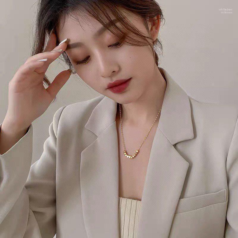 

Chains Kamilia 2022 Necklace Women Light Luxury Niche Simple Square Clavicle Chain Trend