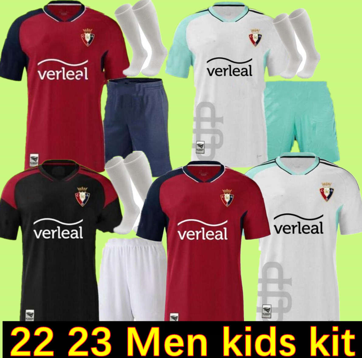 

22 23 OSASUNA soccer jersey home DAVID GARCiA CHIMY aVILA CAMISETA EQUIPACIoN ADULTO 2022 2023 TORRES MONCAYOLA MANU SANCHEZ home away 3rd Football shirt men kids Kit, Red