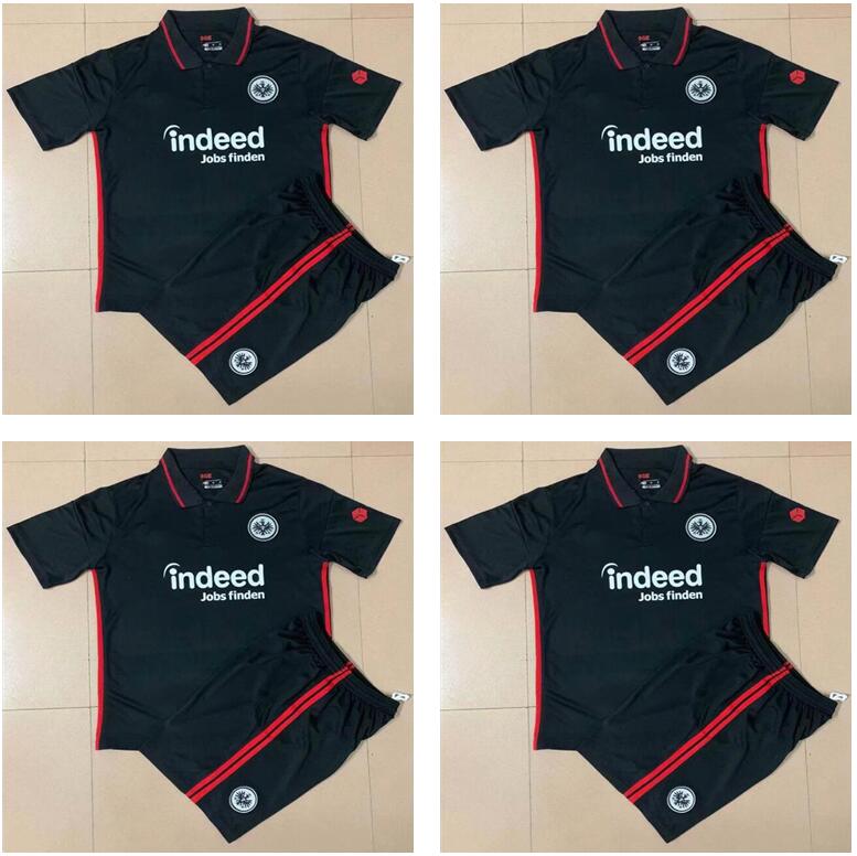 21 22 Jerseys de football de Francfurt Eintracht 2021 2022 Die Adler Silva Kostic Jovic Football Uniforme Kid Kit Kamada Jersey Hinterregg