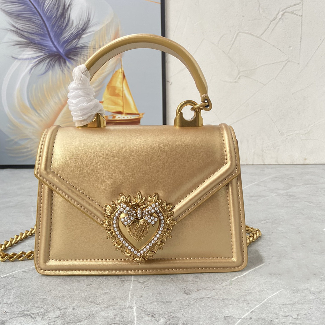 

New D>G Designer Cosmetic Bag ChainBag Handbag ShoulderBag