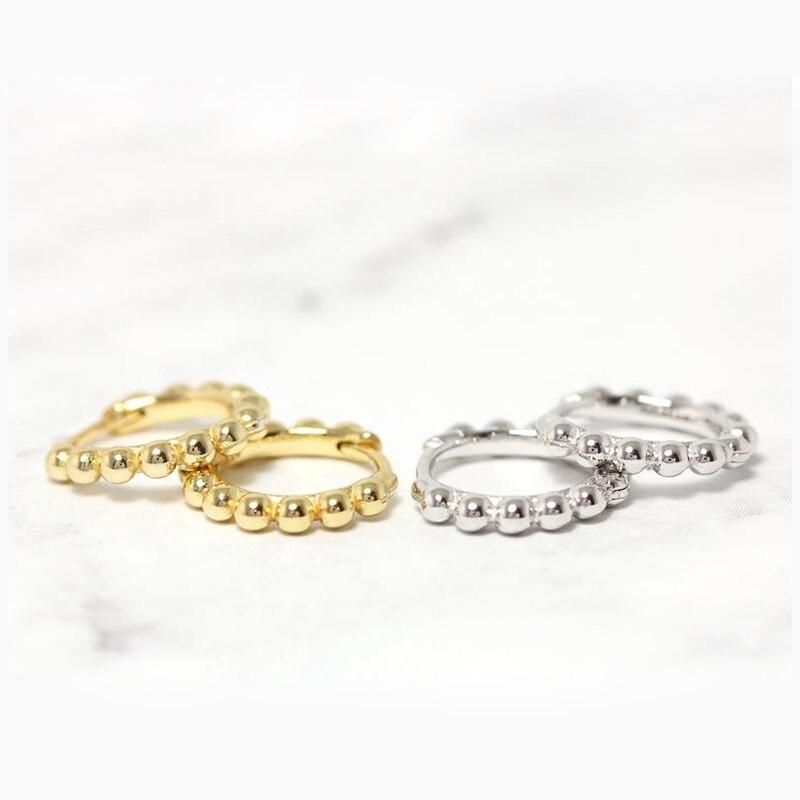 

Hoop & Huggie Aide Aros De Plata Ley 925 Mujer Ear Bone Buckle Earrings For Women Men Minimalis Pendient Valentine's Day GiftHoop