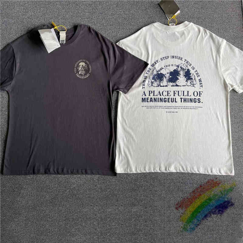 

2022ss Archive Far Forest Printed T-shirts Men Women Best Quality Vintage Top Tees T-shirtT220721