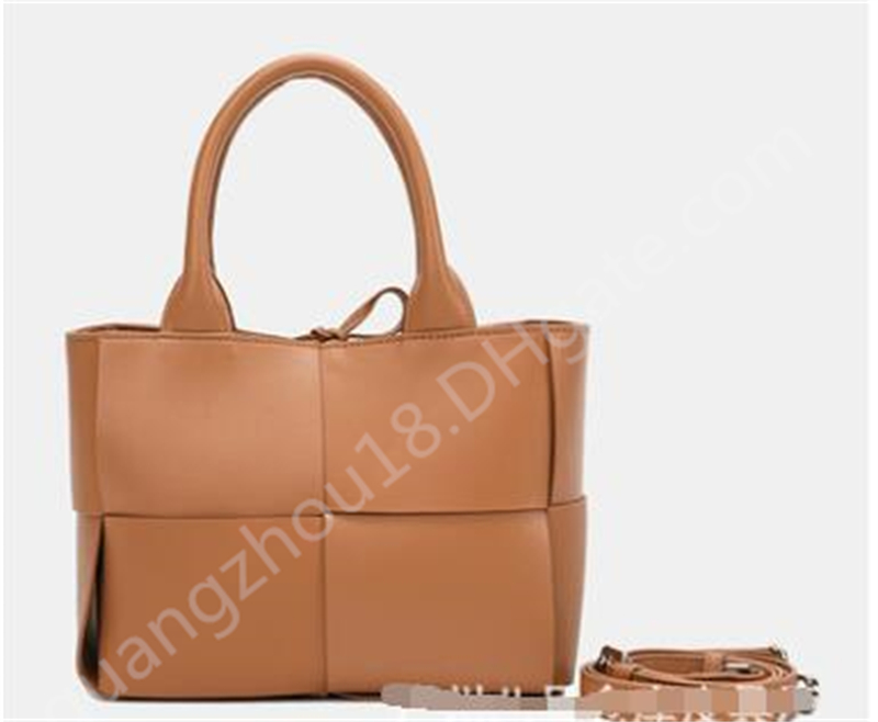 

22cm Classic Mini Arco Tote Women's Shopping Bag Plaited Cow Leather Crossbody Handbags Baguette Pouch Totes 061705-1, 22x18x10cm