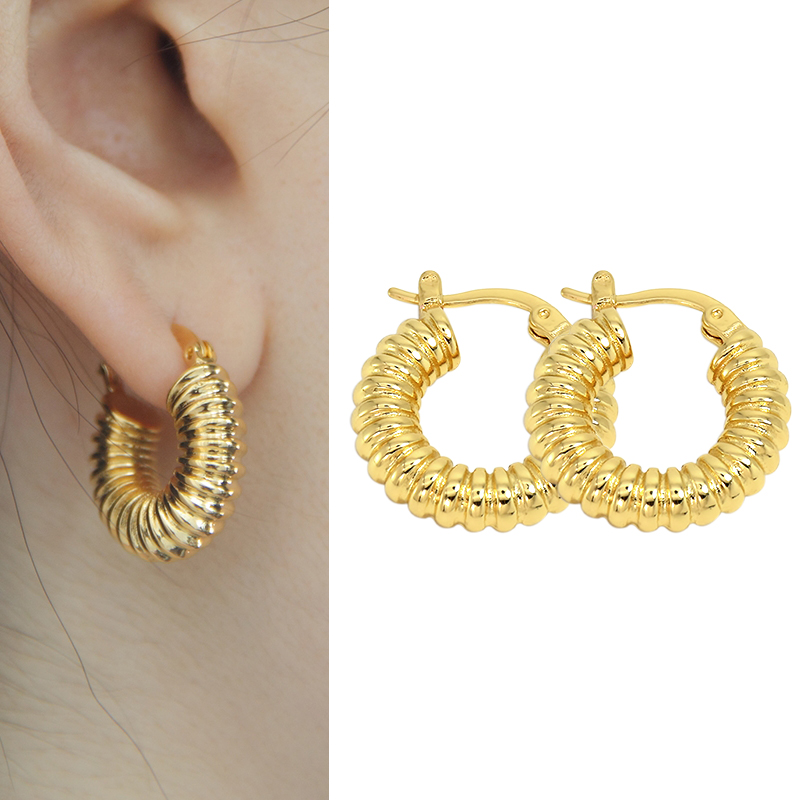 Boucles d'oreilles géométriques de qualité de luxe pour femmes homme créateur coréen Stud mode indien amour or cadeau de Noël bijoux féminins acc