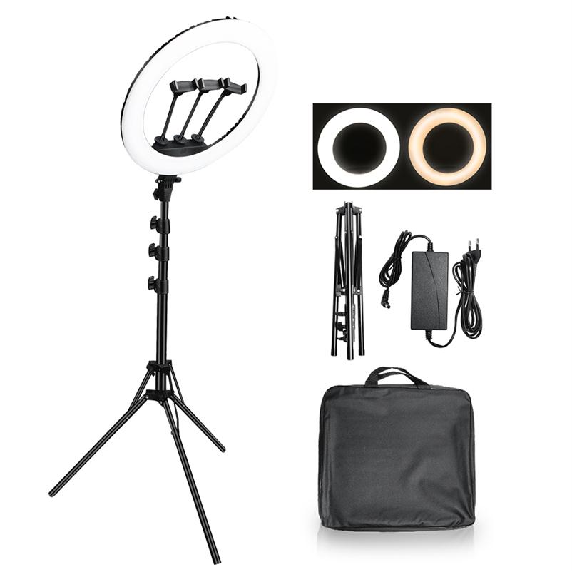 

18 Inch 45Cm Selfie Ring Light Led Studio Lighting 3200-5600K Ring Lamps Wi243i