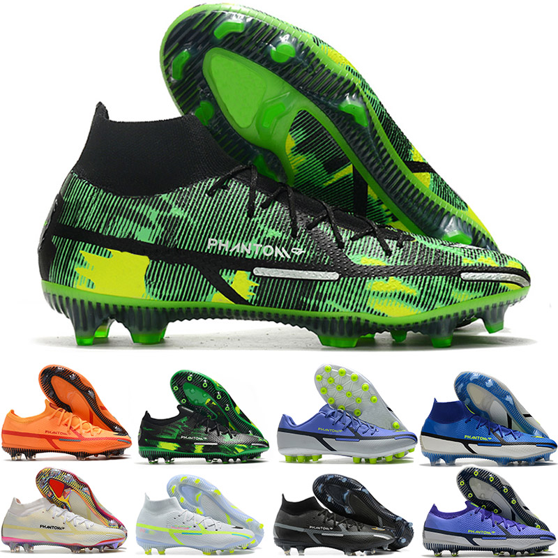 

2022 New Mens Soccer Shoes Phantom GT2 Elite DF FG Cleats Dynamic Fit AG-PRO Football Boots Motivation Pack Outdoor Firm Ground