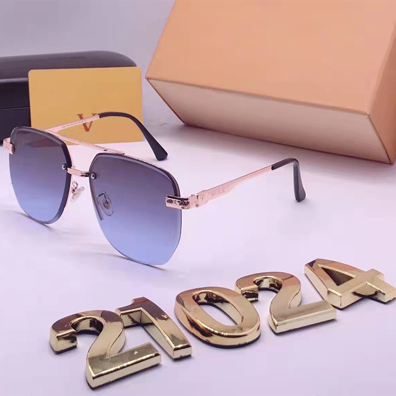 Luxurious sunglasses Designer For woman men fashion classic style ray sunglasses Designers mens womens sun glasses gold plated square frame vinta