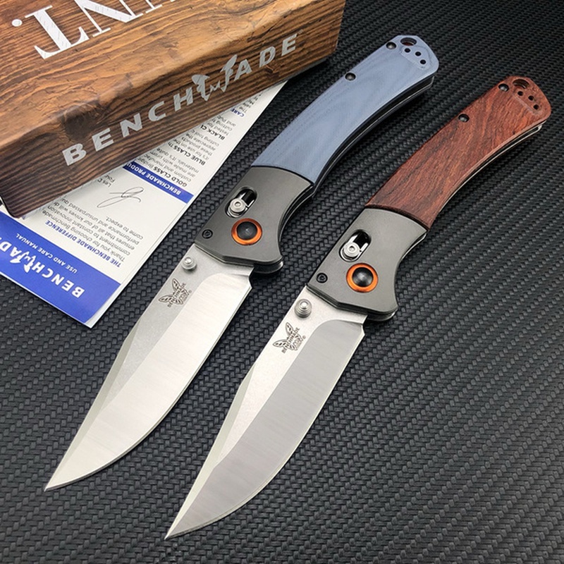 

Benchmade 15080 Folding 4 Inch S30V Clip Point Blade Gray G10 Handles with Aluminum Bolsters AXIS Mechanism Pocket Tactical Knife EDC Camping