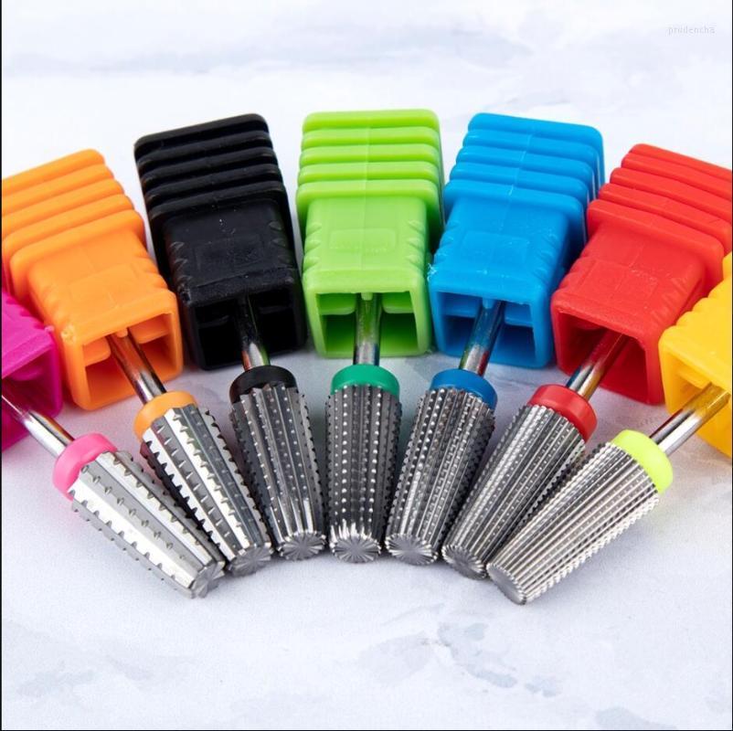 

Nail Art Equipment 5 IN 1 Two-way Carbide Drill Bits Manicure Pedicure Machine Milling Cutter Files Remove Gel Polish Tools Prud22