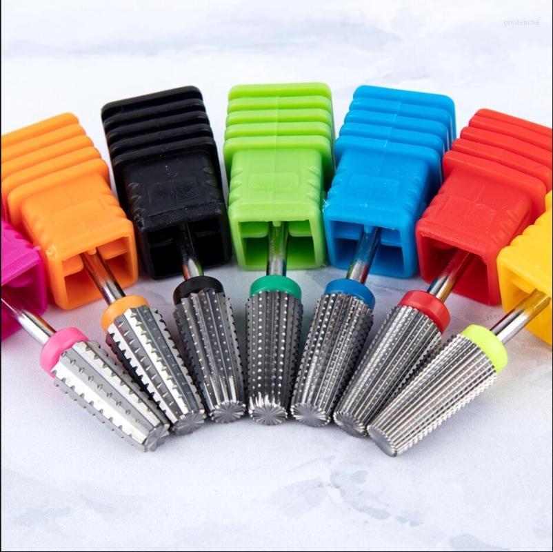 

Nail Art Equipment 5 IN 1 Two-way Carbide Drill Bits Manicure Pedicure Machine Milling Cutter Files Remove Gel Polish Tools Prud22