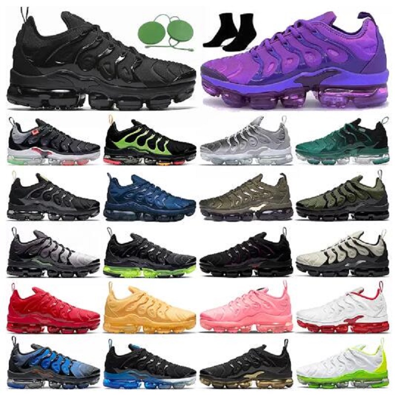 

Woman TN Plus Running Shoes Men Black White Volt Sunset Cherry All Red Cool Wolf Grey Neon Green Olive USA Dark Blue Fury Grape tns Mens Womens Outdoor Trainers Sneakers, # 26