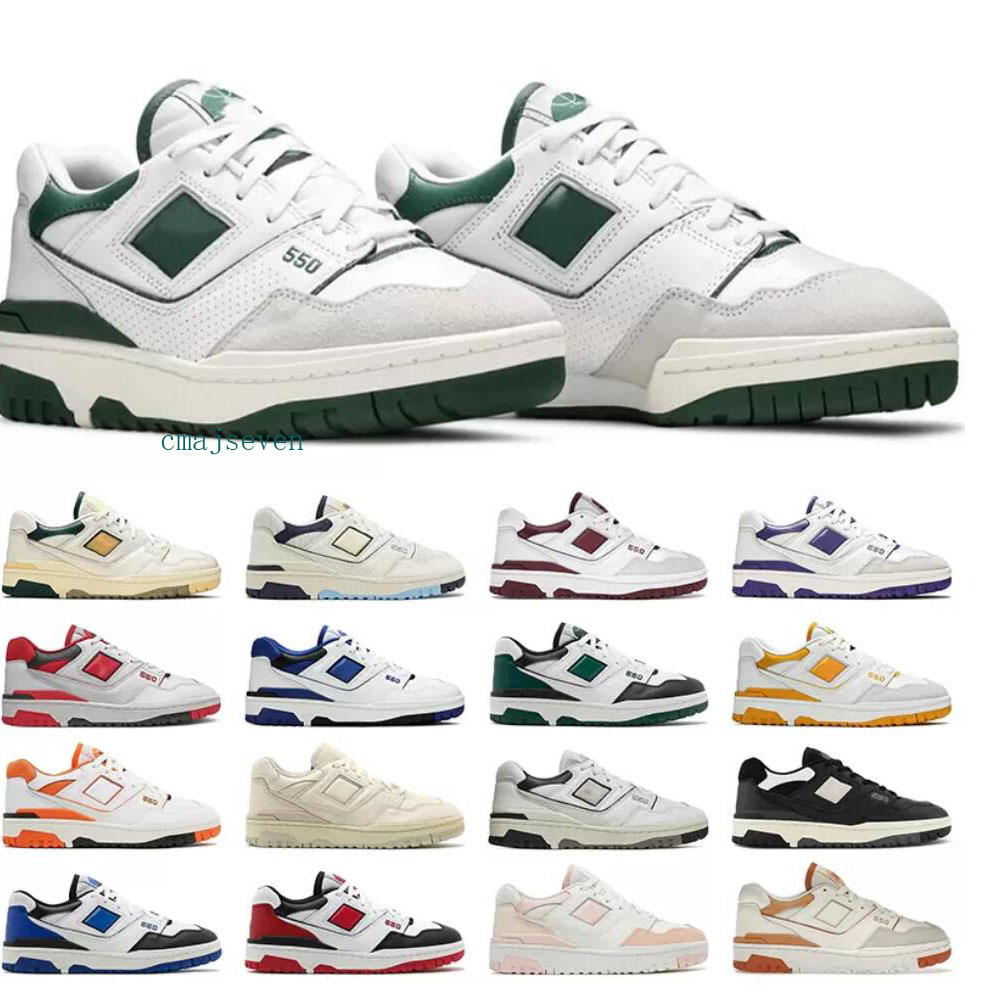 

Men's 550 casual sneakers casual classic sports college blue Burgundy purple panda Oreo men's coach jogging walking size 35-46, Customize