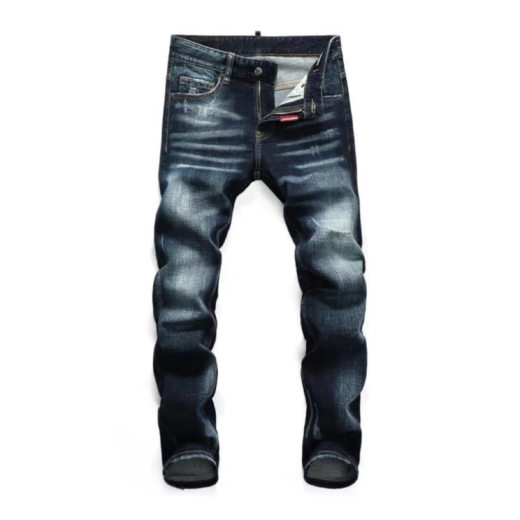 

2022 New Men Jeans dsq Hole Light Blue Dark gray Italy Brand Man Long Pants Trousers Streetwear denim Skinny Slim Straight Biker Jean for Women D2