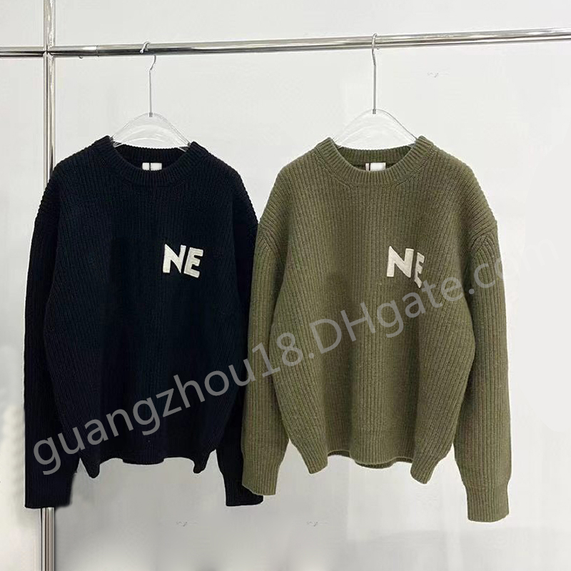 

Fashion Designer Couple Sweater for Women or Men Black Green Soft Comfortable