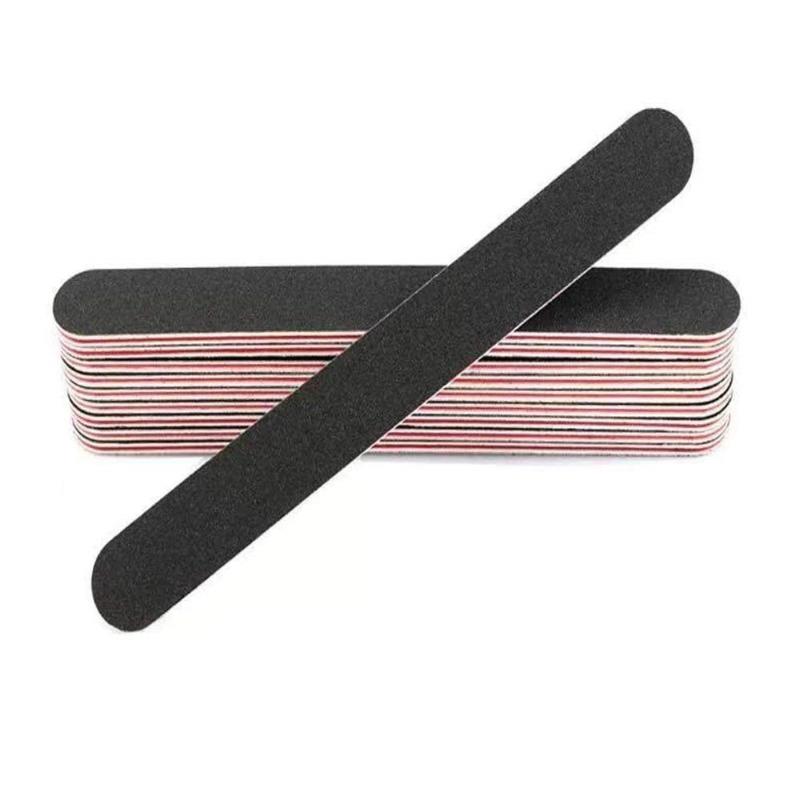 

Nail Art Kits 10pcs Double-sided Black File Long Polish Rubbing Strips Manicure Polished Nails Thick FileNail