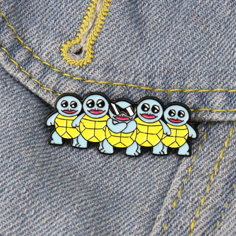 

Cute Anime Movies Games Hard Enamel Pins Collect Metal Cartoon Brooch Backpack Hat Bag Collar Lapel Badges Women Fashion Jewelry S2002, As picture